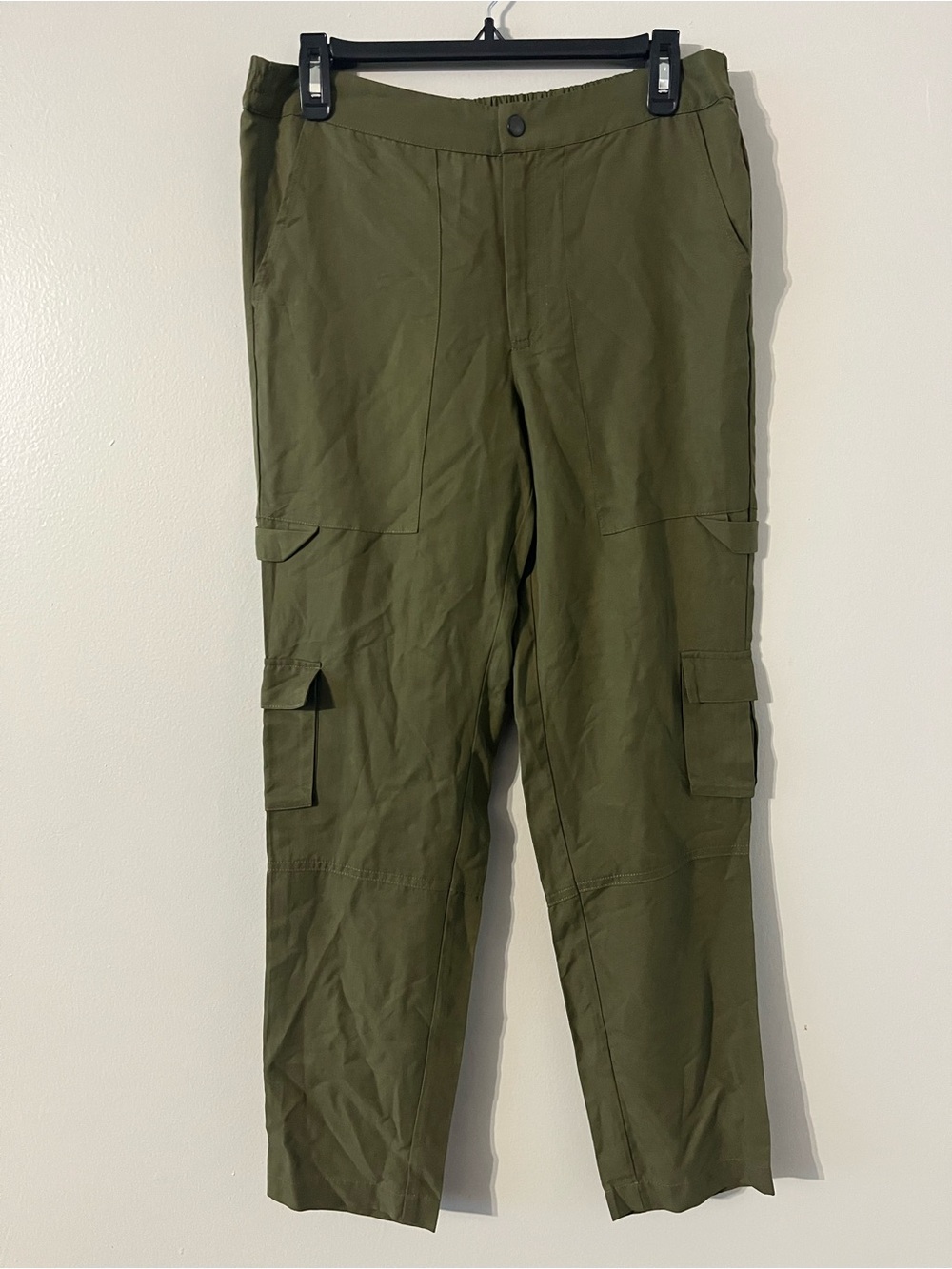 NWT Gold Hawk Olive Green 100% Lyocell Cargo Style Pants Size Small